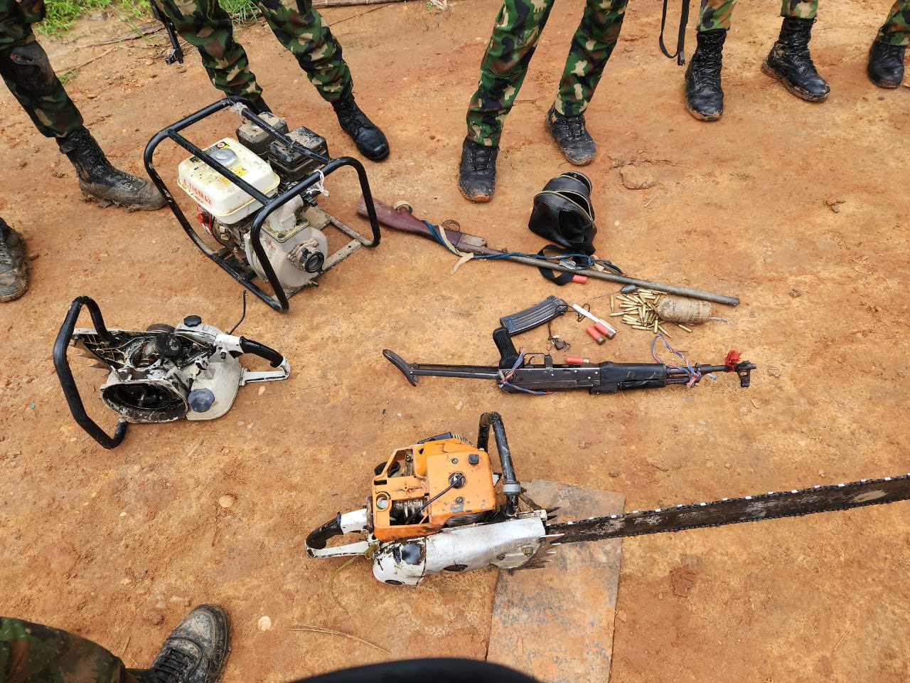 Troops Raid IPOB Camps in Anambra West, South, Recover Arms, Arrest 9 Brigands