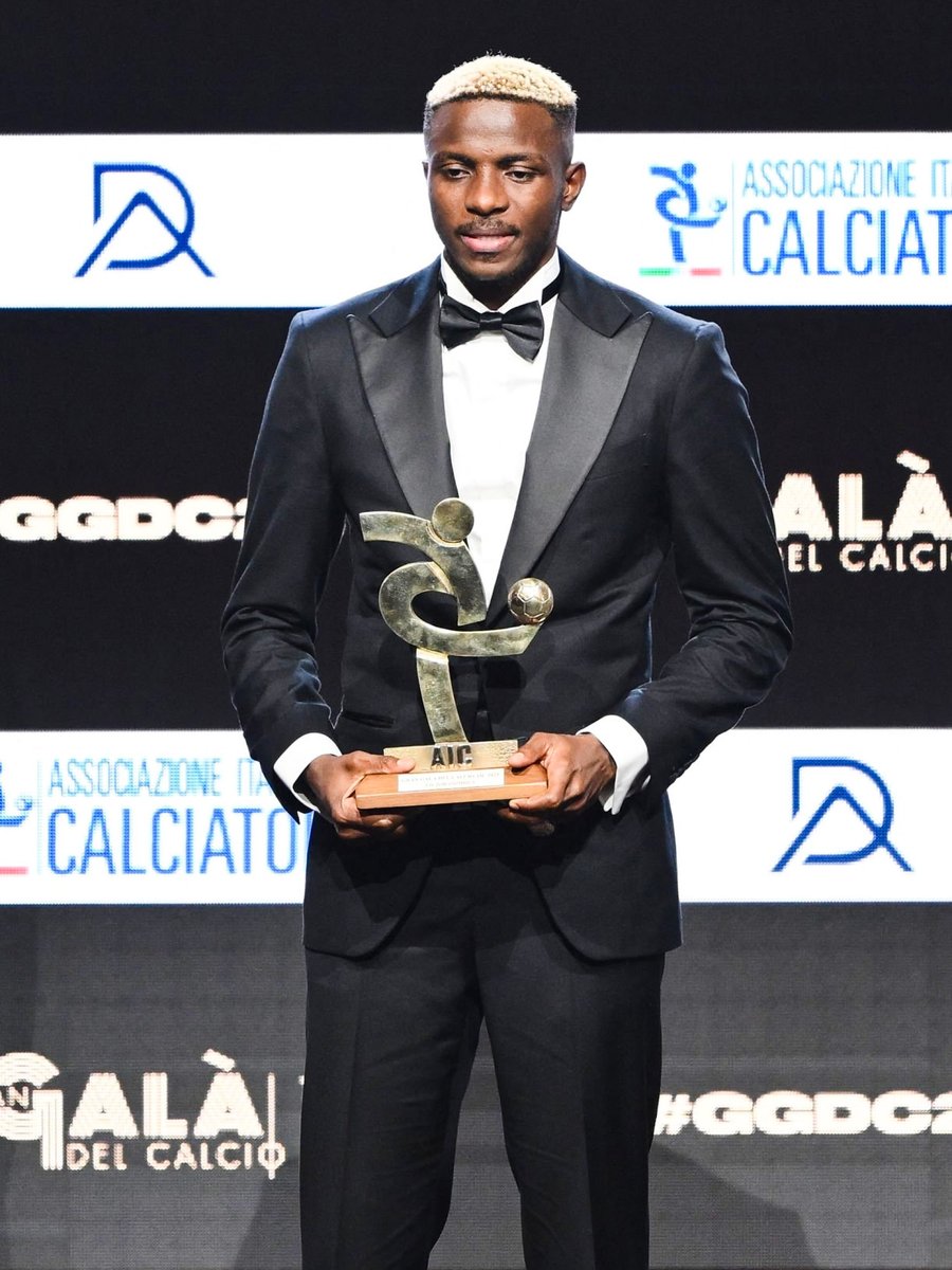 Victor Osimhen Bags Italian FA Footballer of the Year Gong