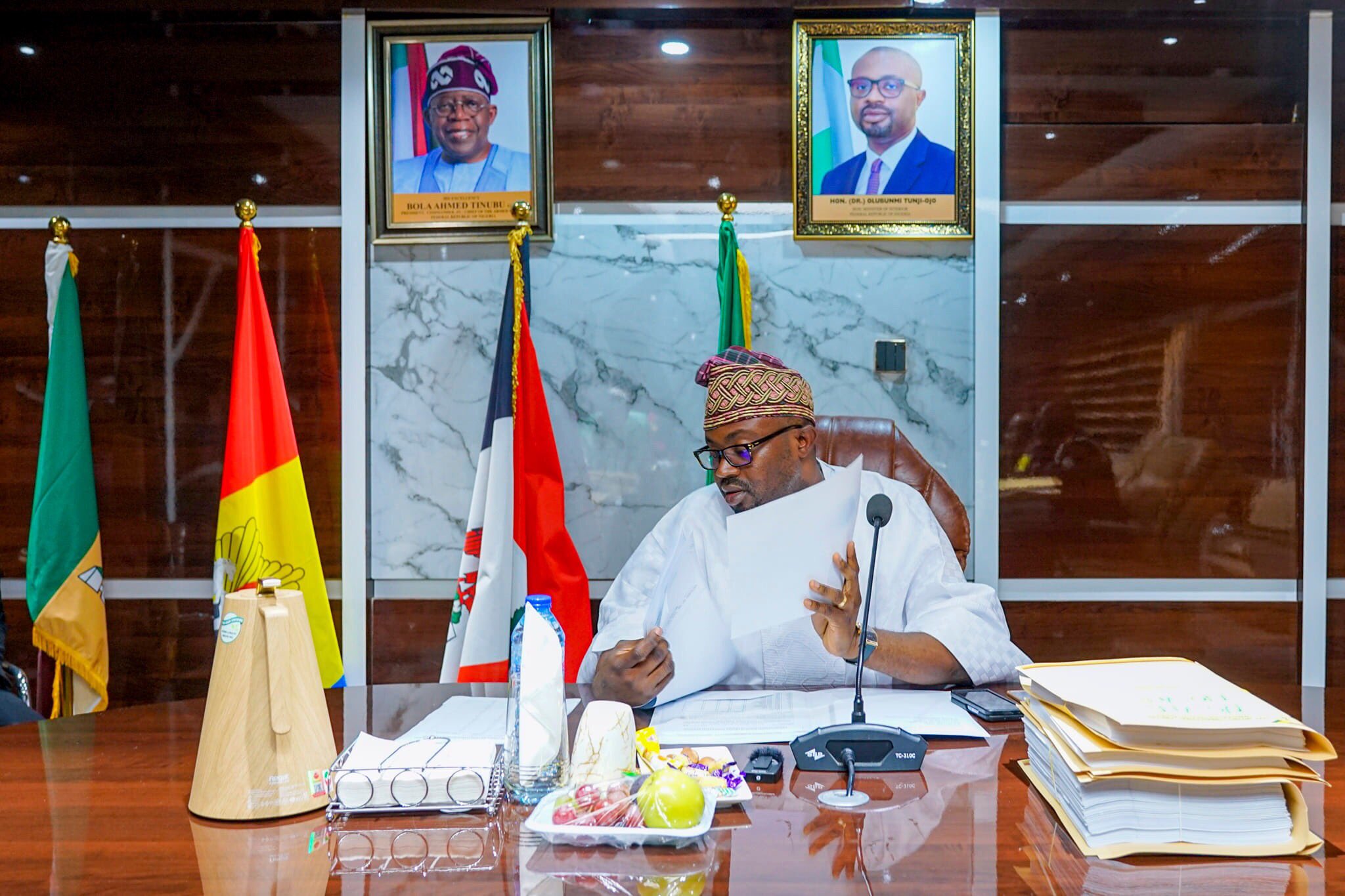 Interior Minister Meets Civil Defence, Correctional, Fire, and Immigration Services Board (CDCFIB)