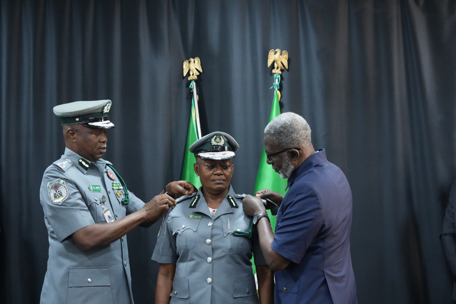 Customs CG Decorates 2 ACGs, Comptrollers, Others