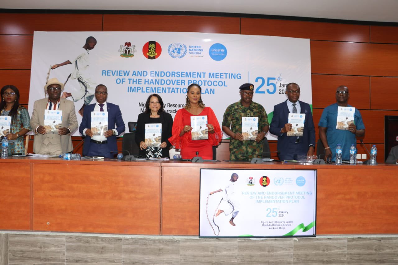 Army Meets to Review Handover Protocol Implementation Plan with UNICEF