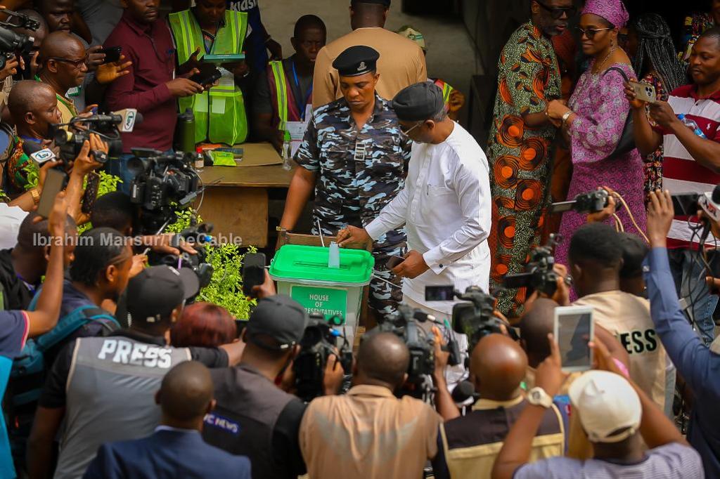 Lagos Rerun Poll: Gbajabiamila Casts Vote, Says Tinubu Working on Security Challenges