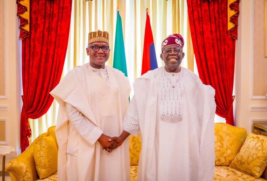 Tinubu Commends Dangote Group Over Diesel Price Crash