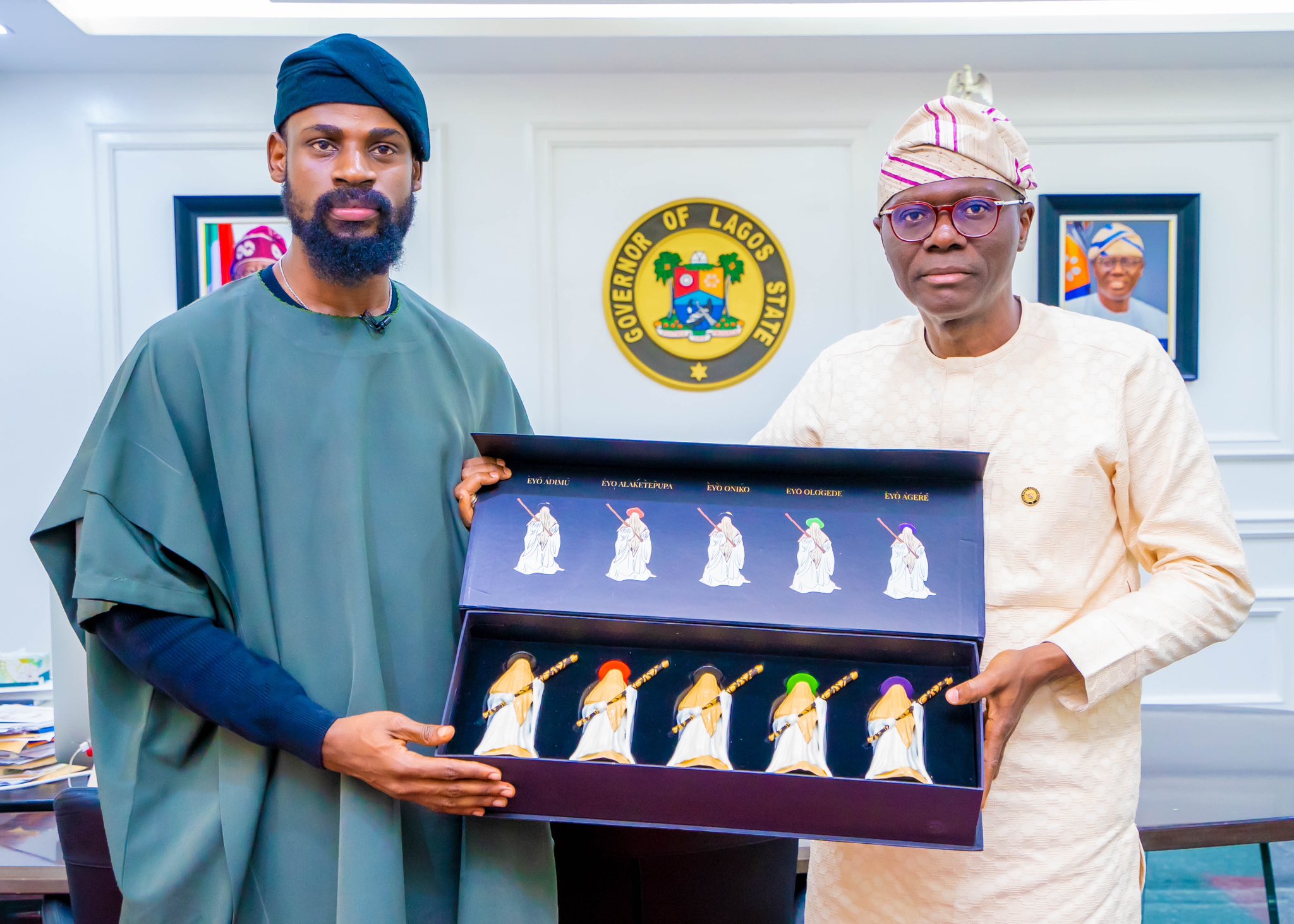 Sanwo-Olu Hosts Chess-in-Slums Founder, Onakoya After Breaking Guinness World Record