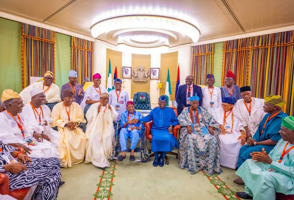 President Tinubu Receives Leaders of Afenifere, Says Administration Committed to Fairness, Equity for All