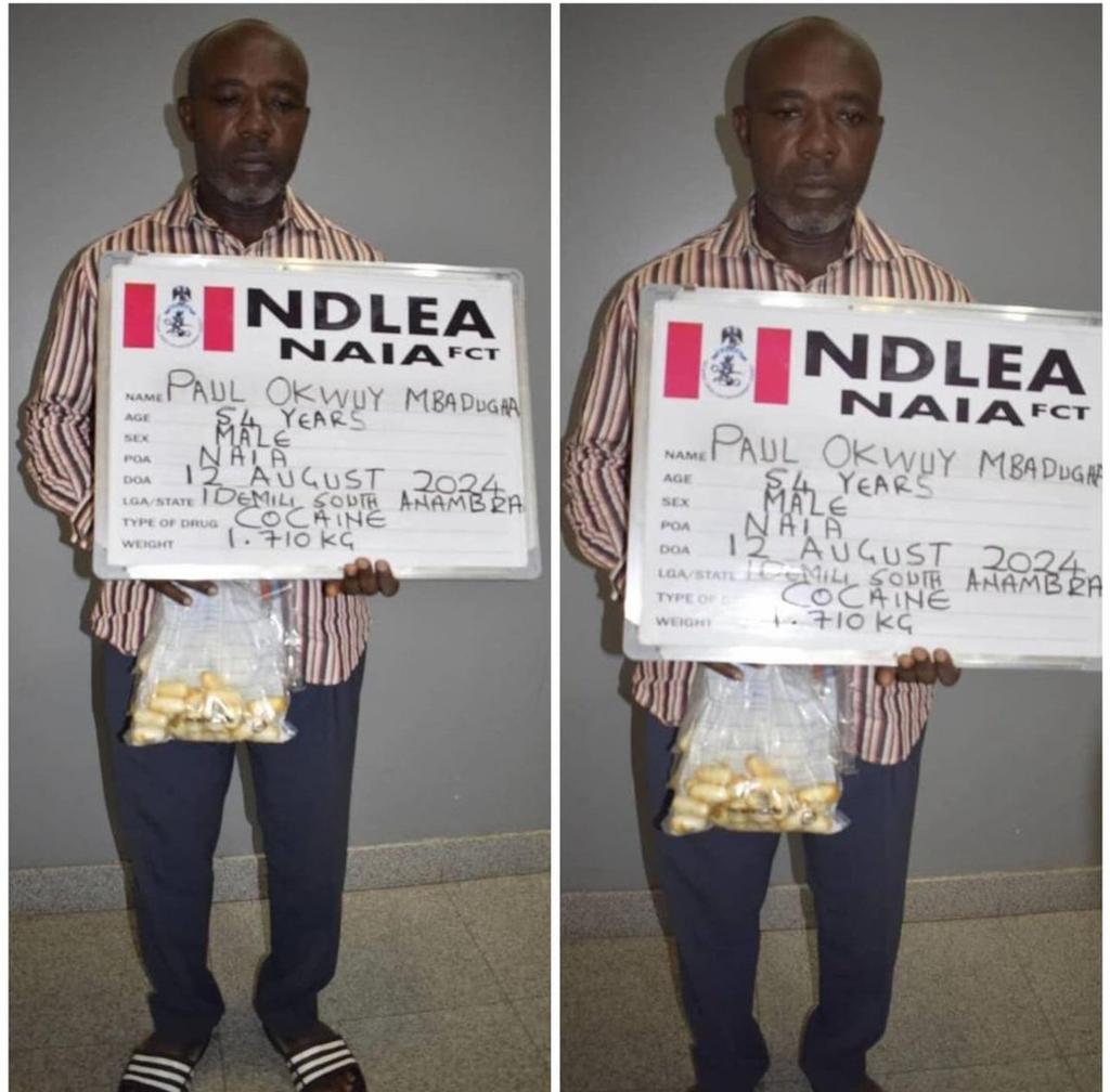 Businessman excretes 88 cocaine wraps at Abuja airport