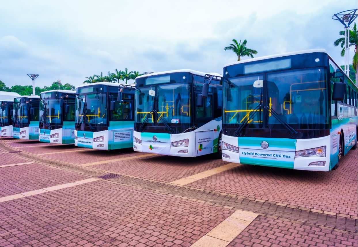 Climate Change: Tinubu commission eco-friendly CNG buses in Abuja