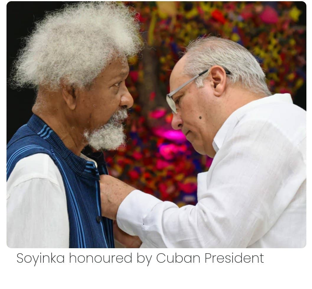 Yorùbá is an intercontinental race, Wole Soyinka declares