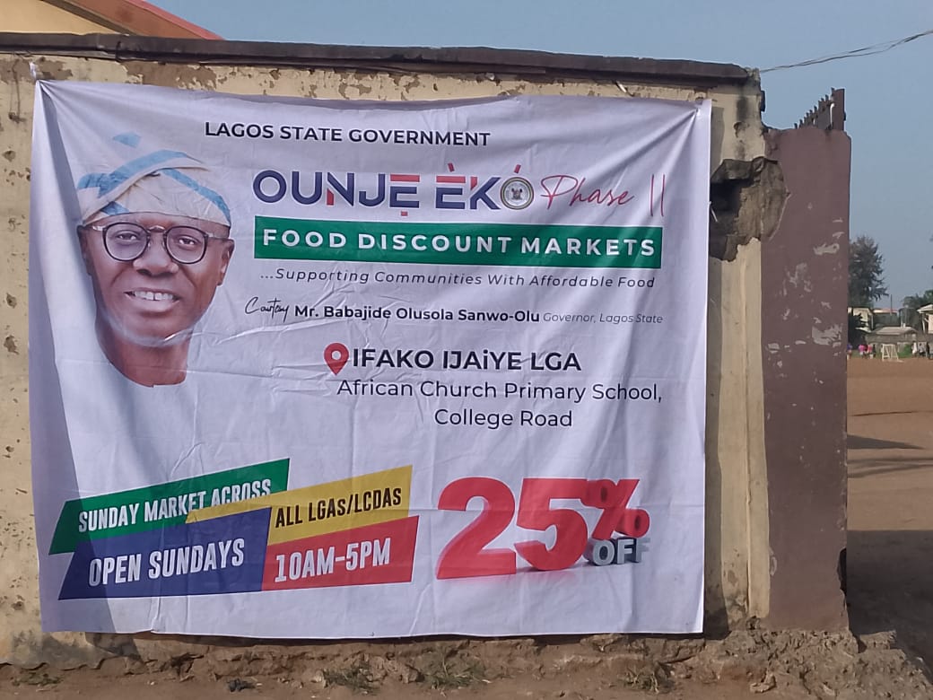 LASG suspends ‘Ounje Eko’ food discount markets Initiative
