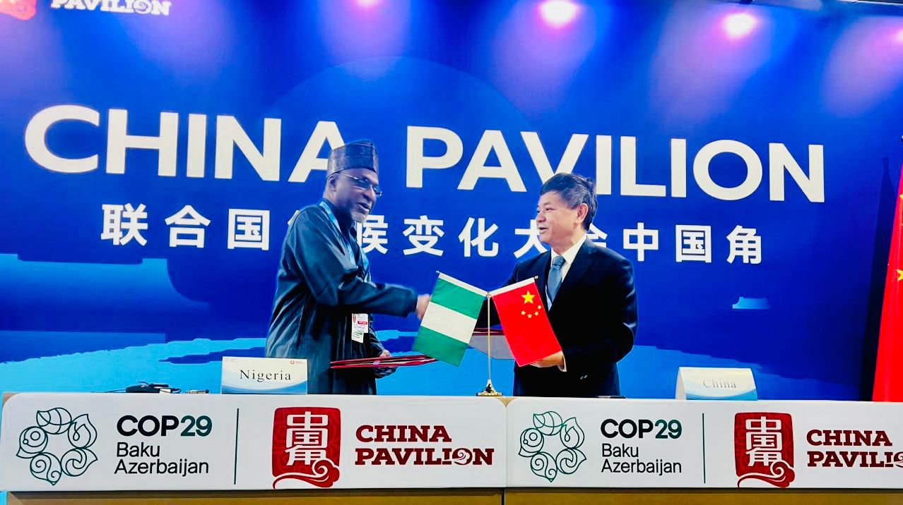 Nigeria, China unite for global climate action at COP29