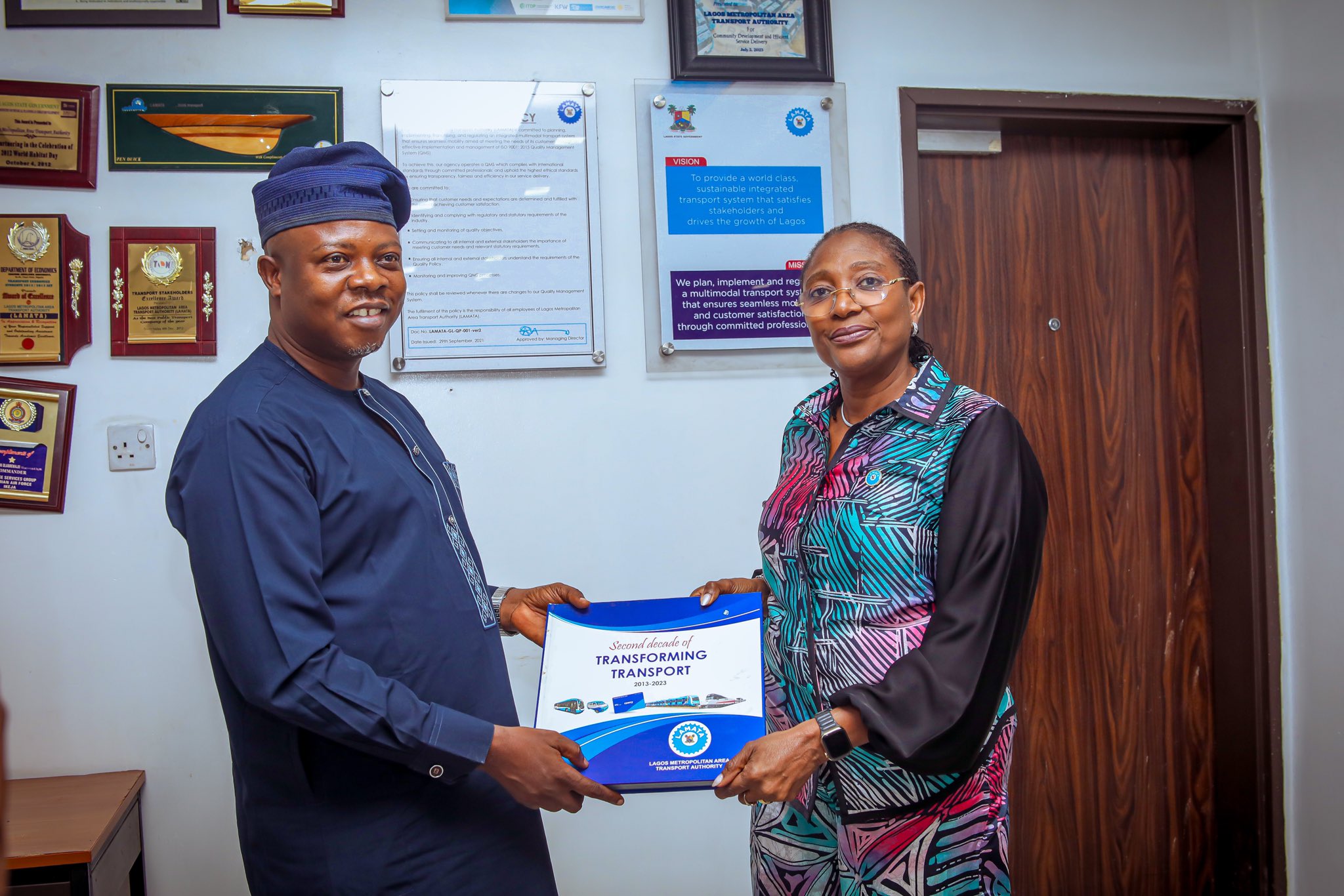 Ekiti and Kaduna state transport agencies seek guidance from LAMATA on public transportation.