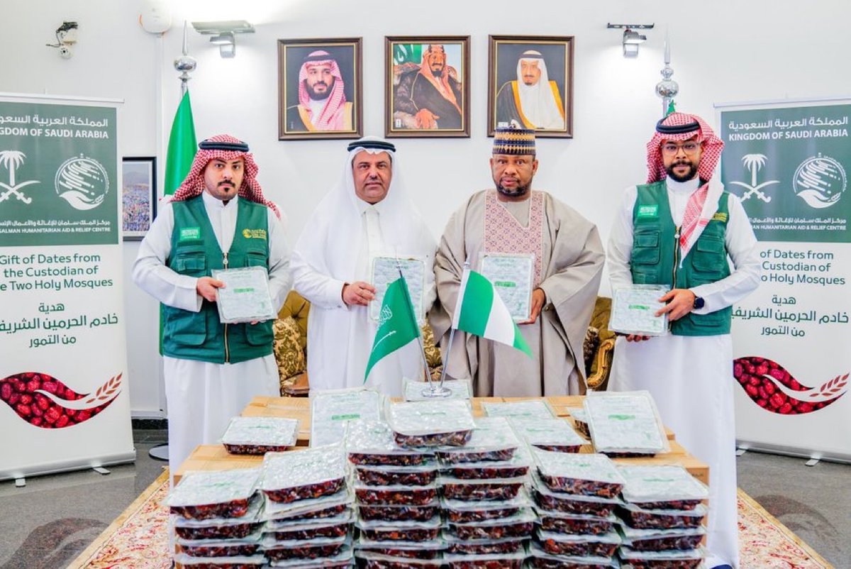 Saudi Arabia donates 100 tonnes of dates to support vulnerable families in Kano, Abuja