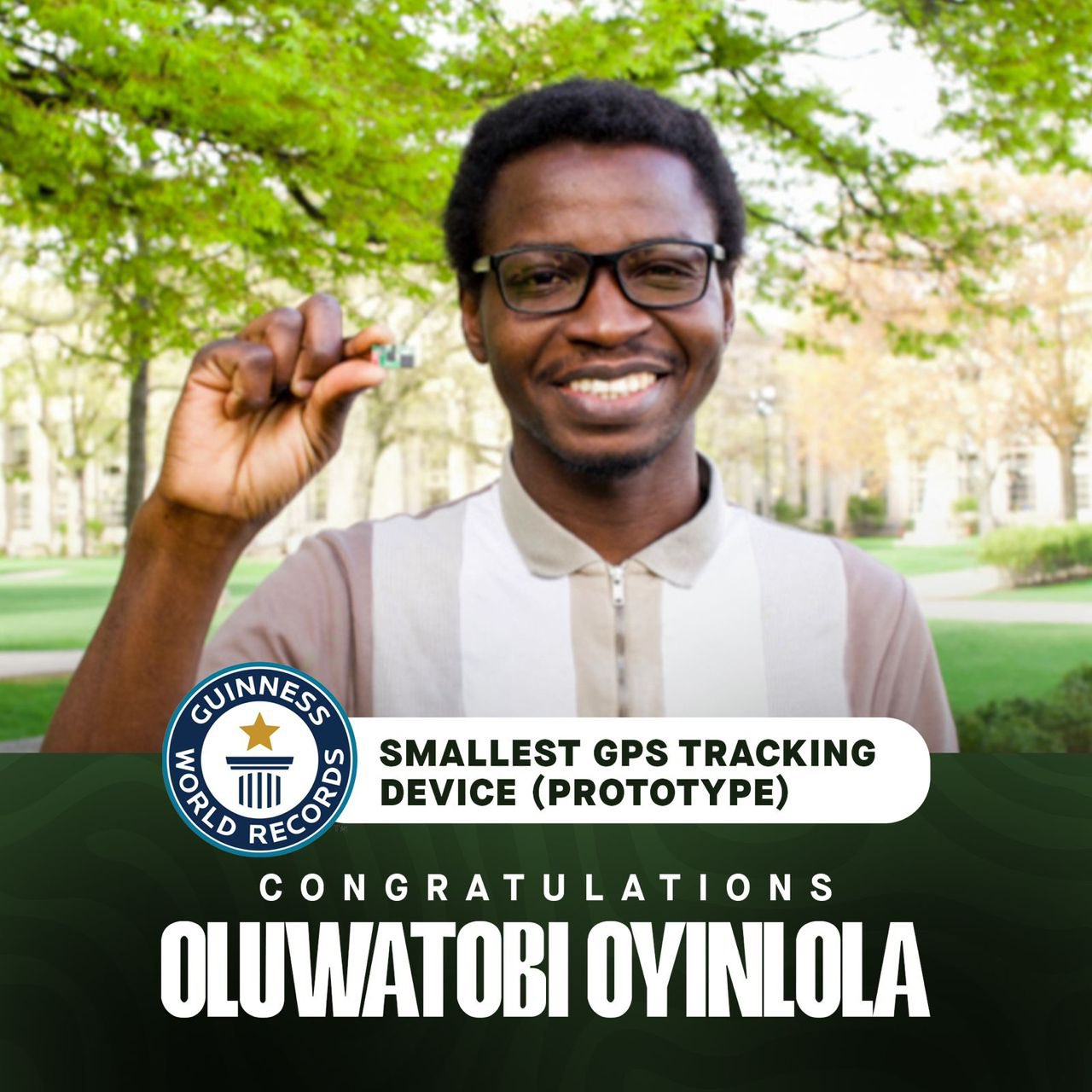Tinubu applauds Yoruba Innovator for world’s smallest GPS device