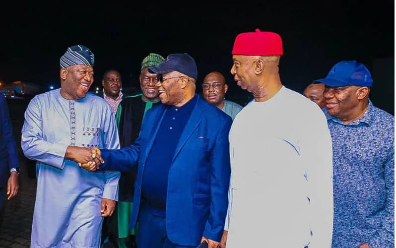 Photos: Akpabio Returns to Nigeria, Debunks Ill-Health Rumours