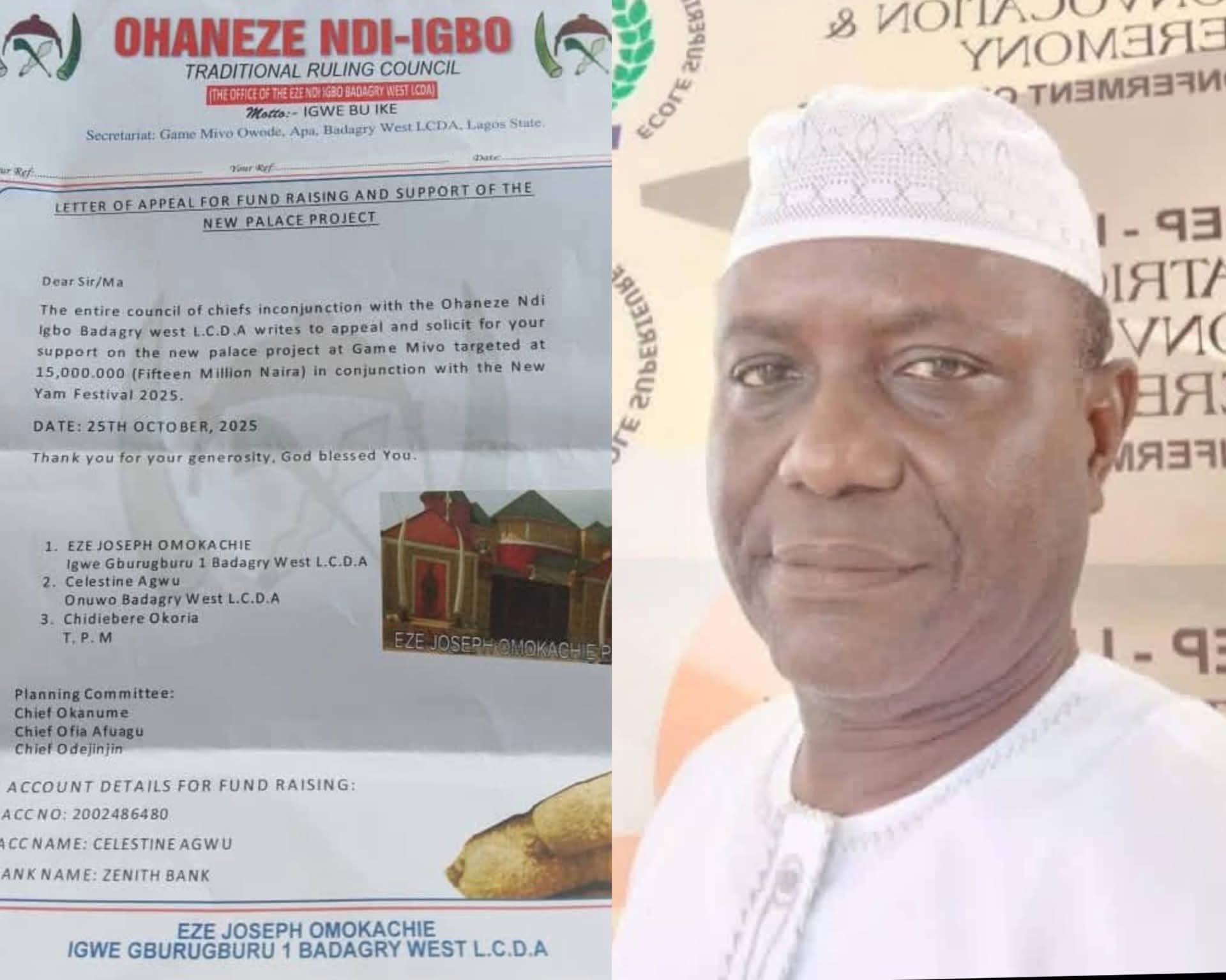 Badagry West Community Protests Proposed Igbo Palace on Egun Land