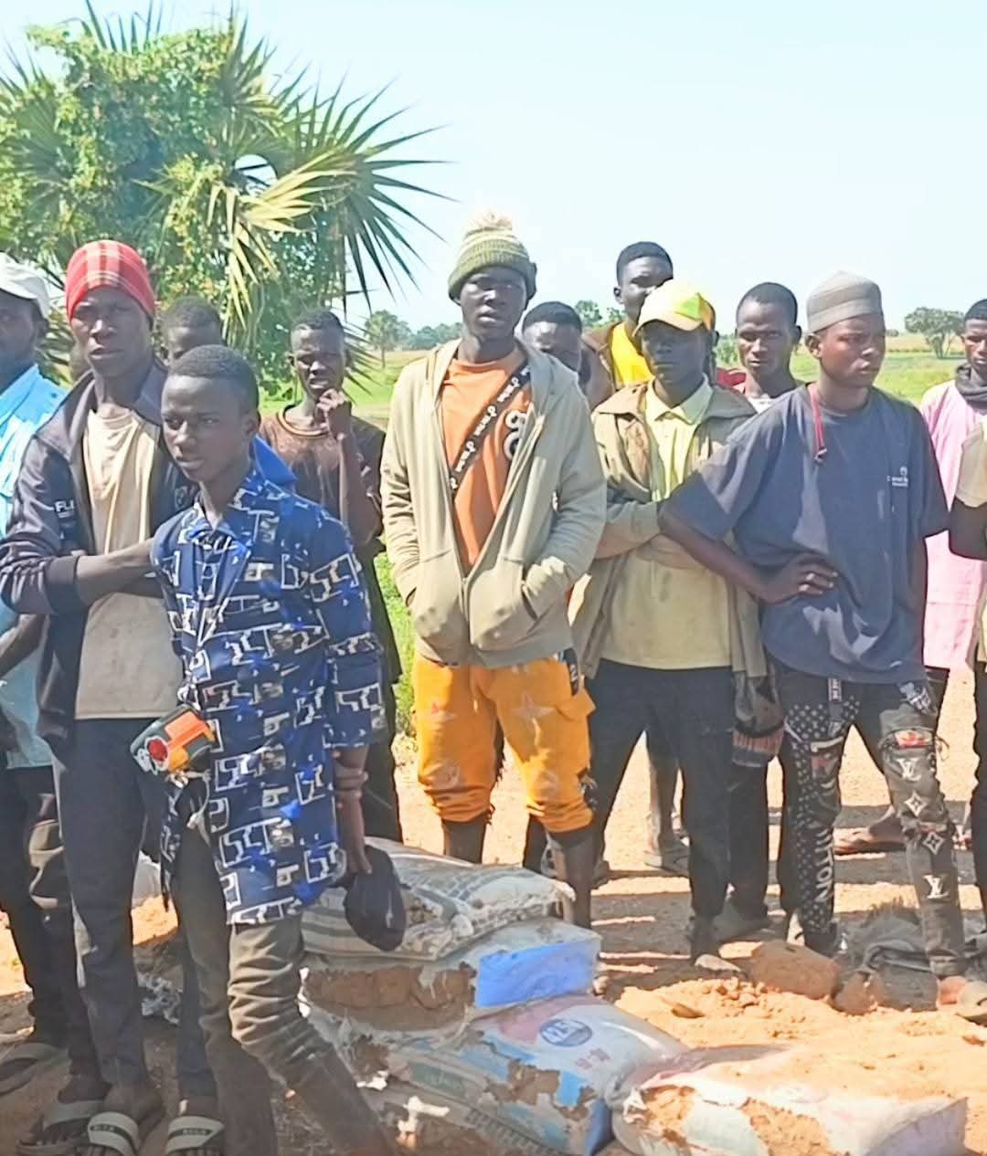 PHOTOS: Adamawa Police Intercept Over 500 Suspected Foreign Travellers From Niger Republic