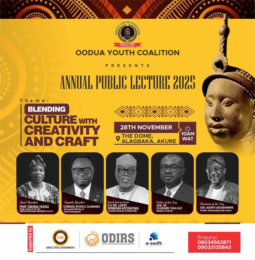 Oodua Youth Coalition Holds Annual Public Lecture and Awards in Akure