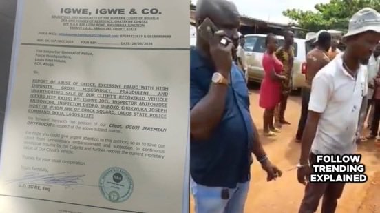 Police Charge Man N400k to Find Stolen Lexus, Then Sell It After Recovery – Alleged Scam Sparks Outrage