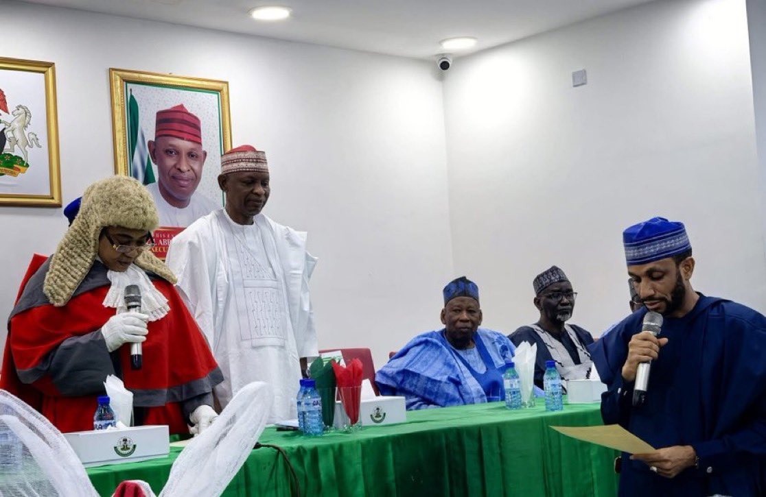 Hon. Murtala Sule Garo has been officially sworn in today as the Deputy Governor of Kano State.