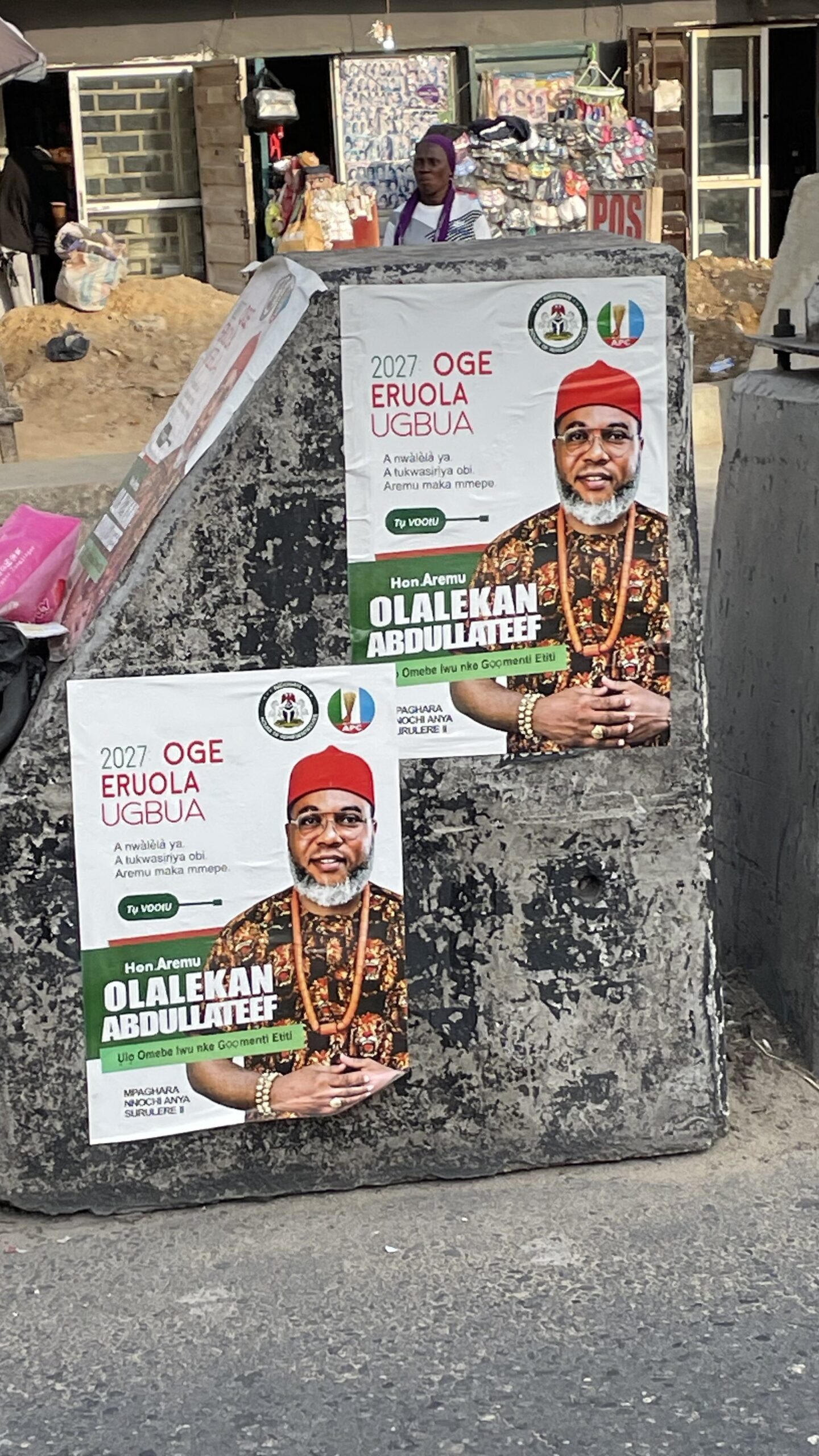 BREAKING: “Are You Igbo or Yoruba?” – Surulere Aspirant Aremu Olalekan Abdulateef Exposed for Dressing in Igbo Attire, Posting Campaign Posters in Igbo Language