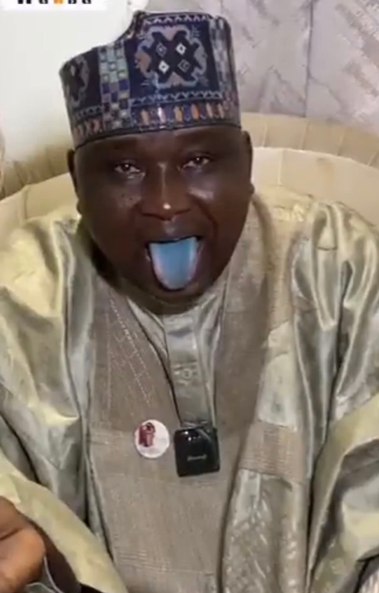 UPDATE 🇳🇬⚖️: Kano Rep Alhassan Ado Doguwa denies substance allegations over viral blue tongue clip, insisting it was “sweet blue candy” and blaming political enemies for the controversy.