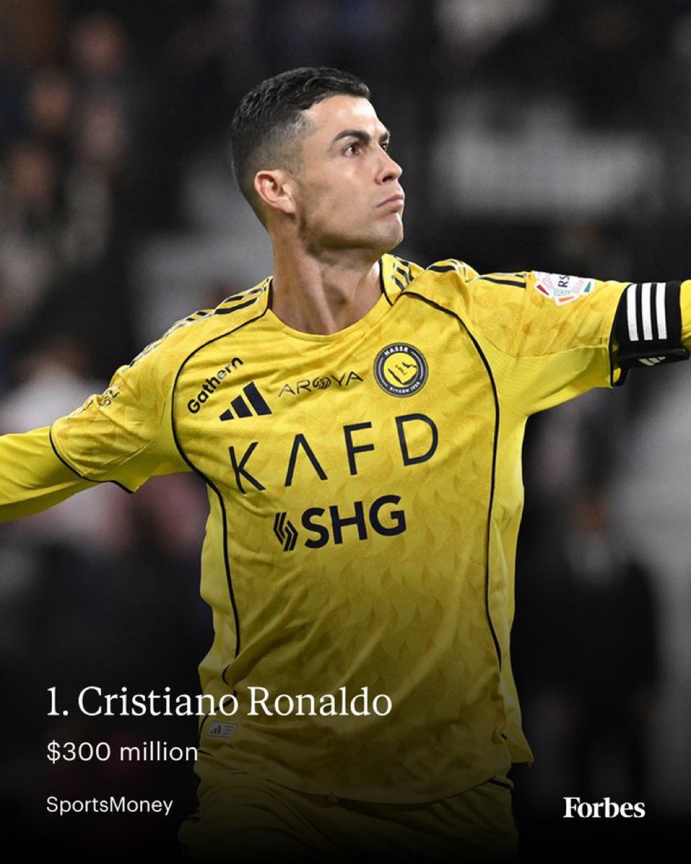 Cristiano Ronaldo Ties Mayweather with $300 Million Haul as Top Athletes Earn $1.4 Billion