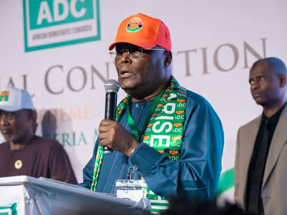 BREAKING 🇳🇬🗳️: Atiku defeats Amaechi, Hayatu-Deen to win ADC presidential primary in Gombe with 139,334 votes.