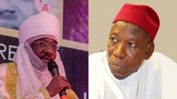 BREAKING: Ganduje Publicly Recognises Sanusi as Emir of Kano – First Time Since 2020 Deposition