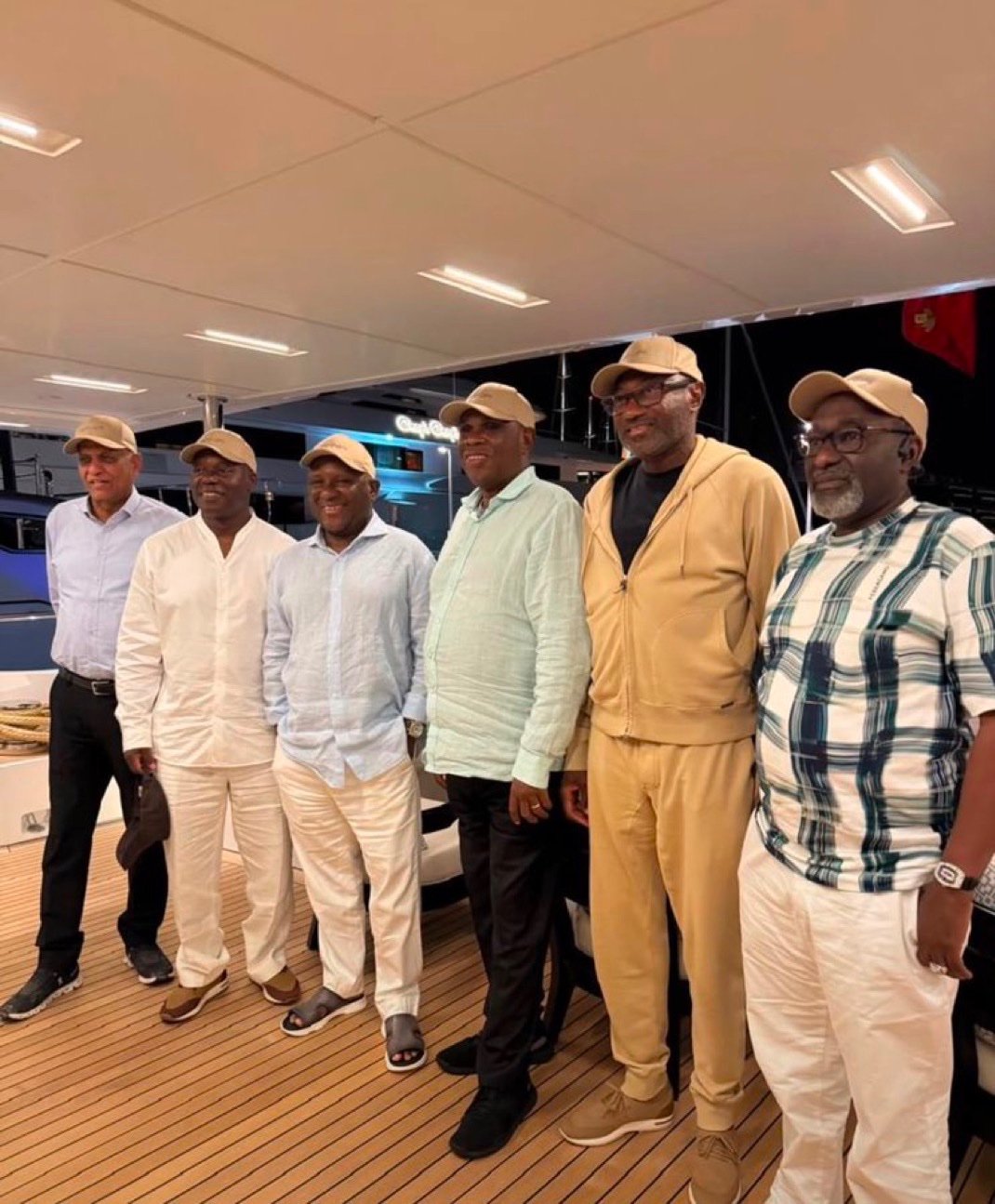 UPDATE 🇳🇬🛥️💰: Billionaire Abdul Samad Rabiu Hosts Billionaire Femi Otedola and Friends on Luxury Yacht in Monaco Gathering