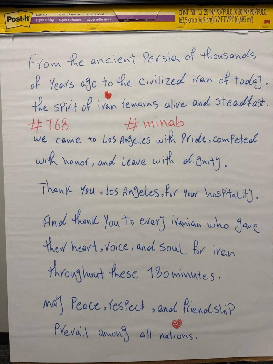 Iran Leave Heartfelt Note in Los Angeles Locker Room After World Cup Draw with Belgium: “We Leave with Dignity”