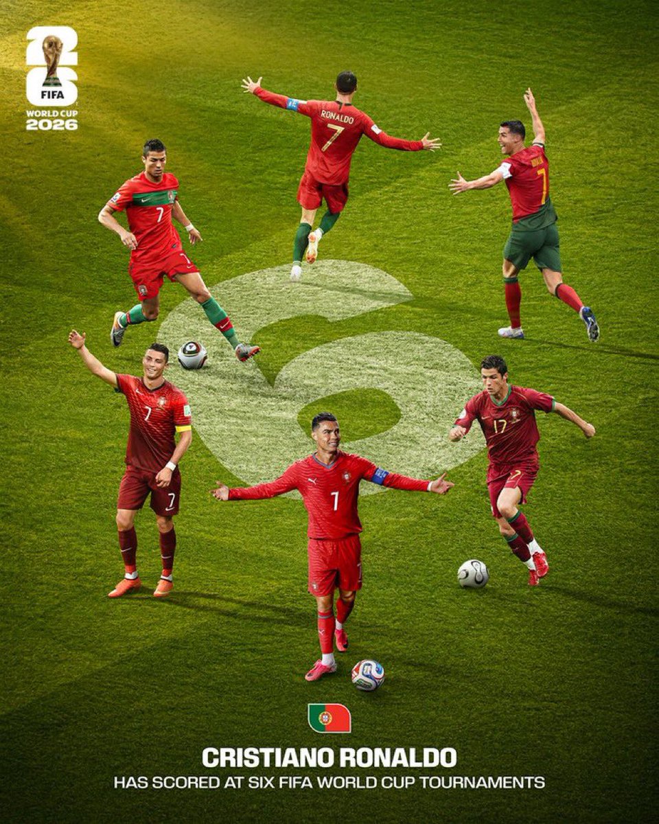 History for Ronaldo: Portugal Legend Becomes First to Score in Six World Cups