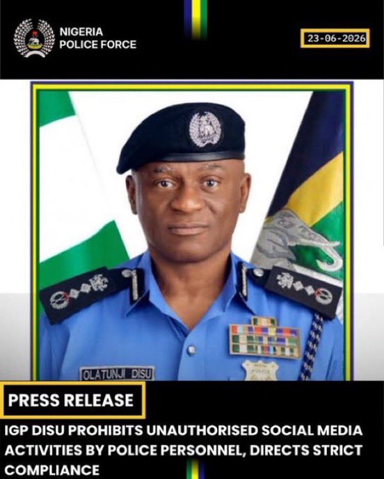 IGP Disu Bans Officers from Unauthorised Social Media Activities, Warns Against Integrity Breach