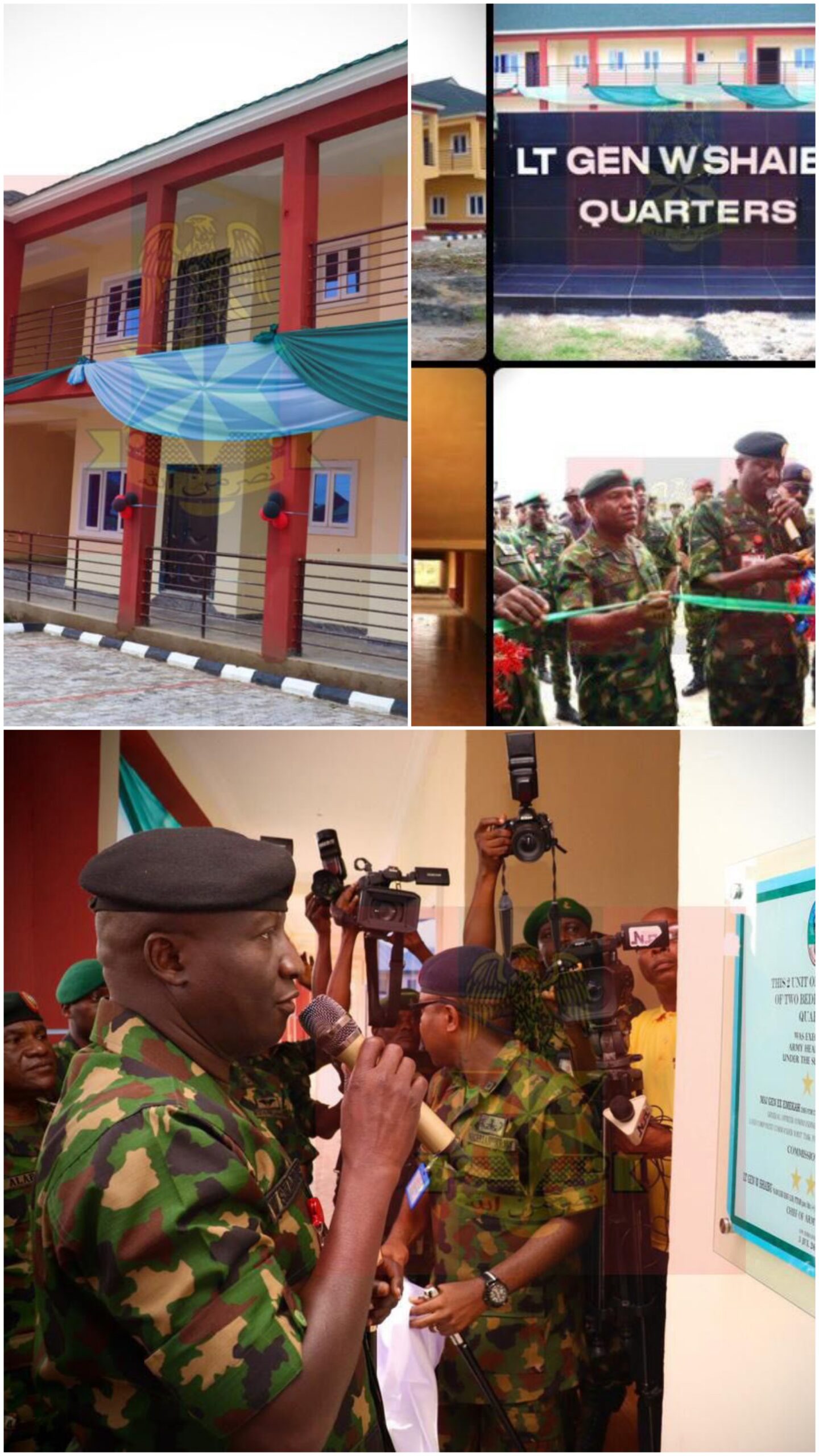 JUST IN 🇳🇬🏗️ : COAS commissions new accommodation blocks in Port Harcourt — Lieutenant General Waidi Shaibu on Friday, 3 July 2026, inaugurated housing at 6 Division, reaffirming welfare for troops as a priority to boost morale, readiness and operational efficiency, while commending President Bola Ahmed Tinubu for continued support to the Nigerian Army.