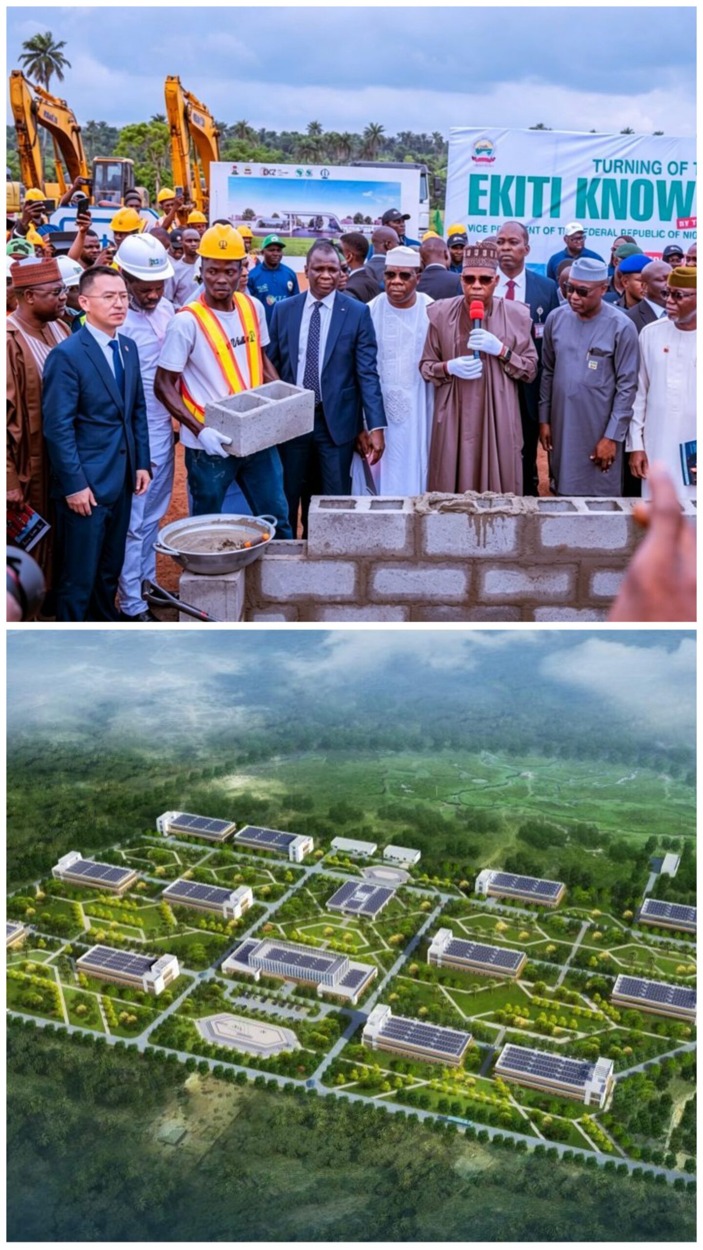 BREAKING 🚧🇳🇬 : Construction of the Ekiti Knowledge Zone Design and Build Project has officially commenced. Built by CCECC Nigeria, the project will promote ICT training, research and development, and innovation, helping accelerate the growth of Ekiti’s digital economy.