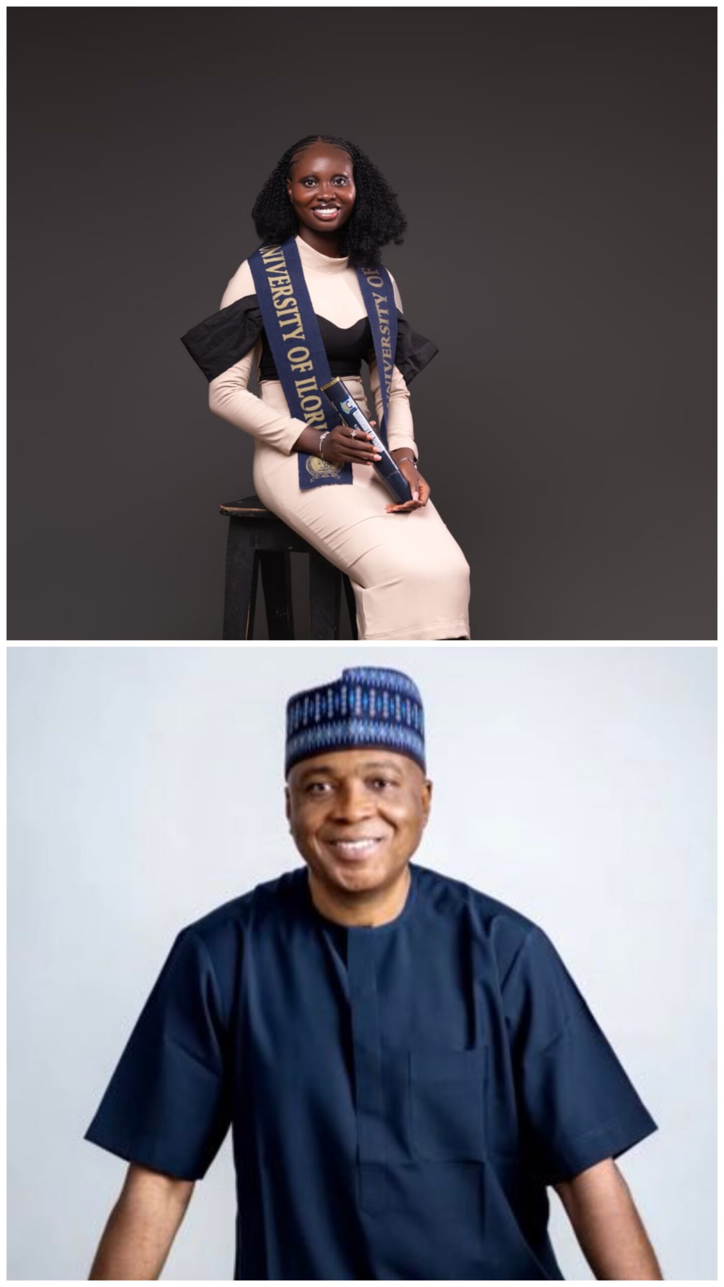 BREAKING 🇳🇬🎓: Former Senate President Abubakar Bukola Saraki has pledged to cover the remaining relocation costs for Adisa Blessing Oluwafikayo after the First Class UNILORIN Mathematics graduate (CGPA: 4.76/5.0) appealed for financial support despite securing a fully funded Master’s scholarship at the University of Calabria in Italy.