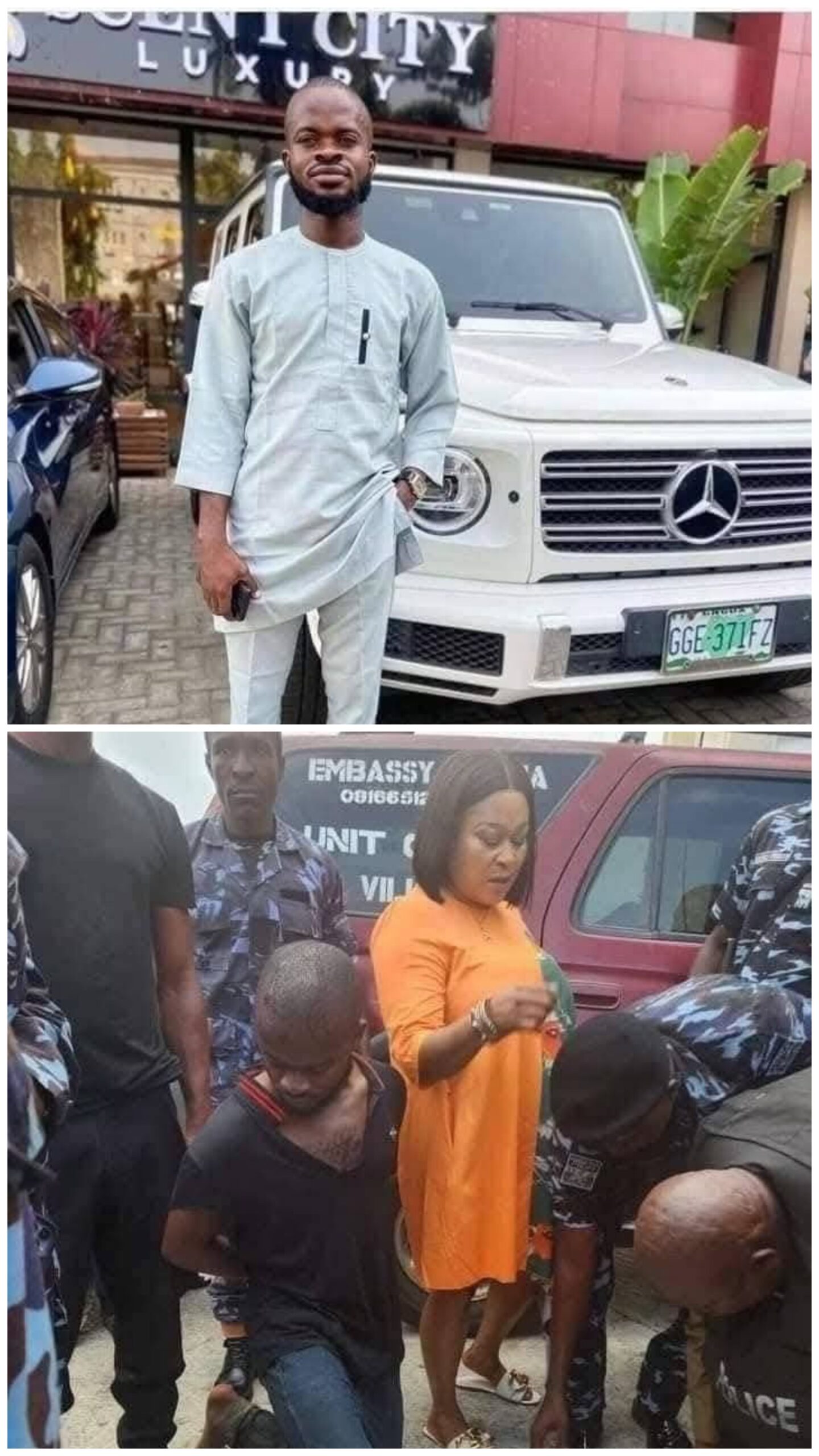 BREAKING 🇳🇬🚔: Police Arrest Onyeka Innocent Ajah, Suspected Abuja Corridor Kidnap Gang Member, Allege He Posed Online as a “Yahoo Boy” to Conceal His Lavish Lifestyle.
