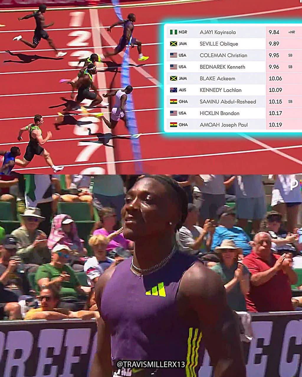 BREAKING 🇳🇬👑🔥: Yoruba Son Kanyinsola Ajayi Announces Himself to the World, Leaves Sprint Giants in His Wake, Storms to 9.84s Victory to Equal Nigerian Record