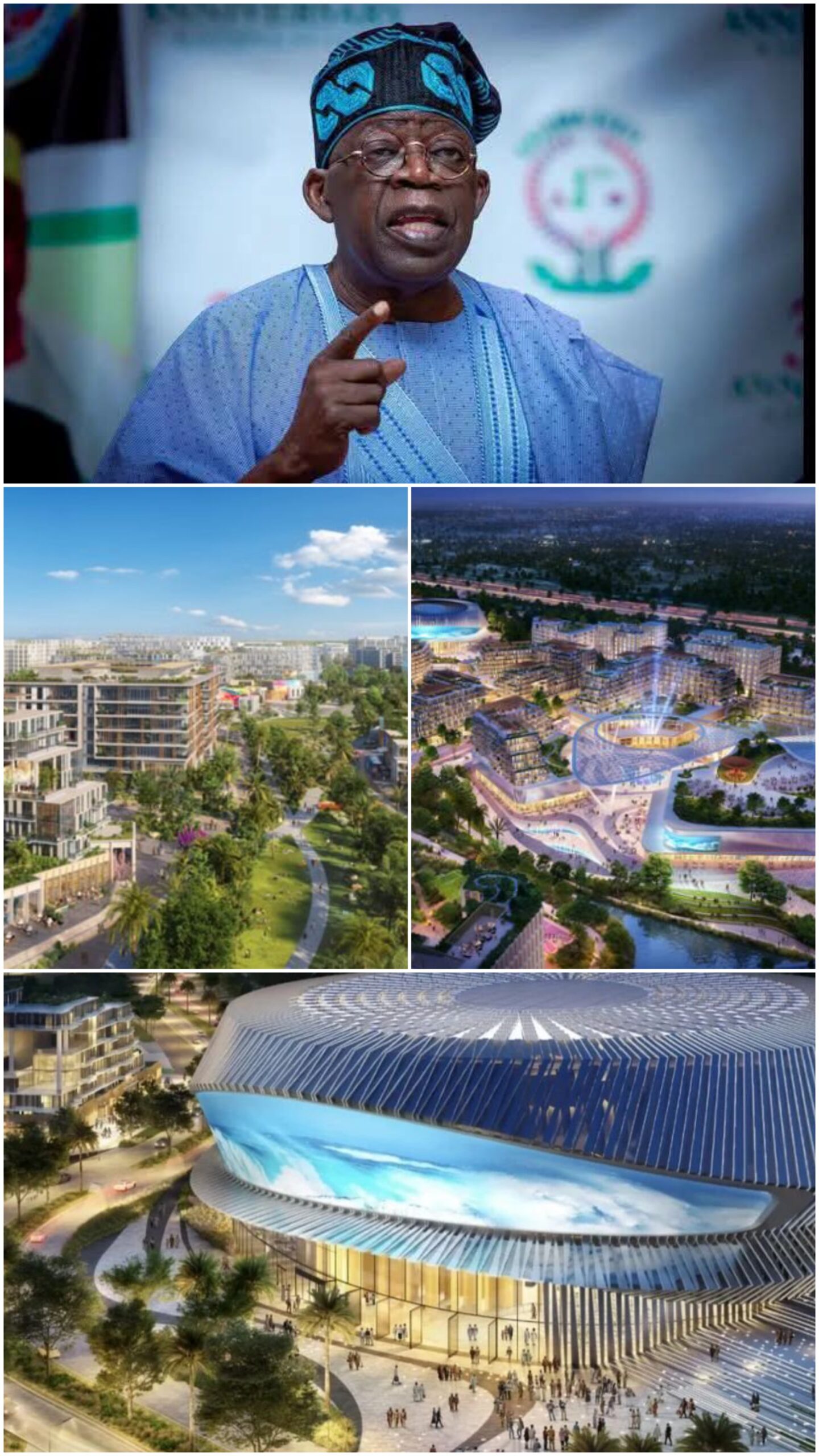 BREAKING 🏗️: President Bola Tinubu will on Thursday unveil the ₦2.4 trillion Abuja City Walk, a 250-hectare mixed-use urban development along the Nnamdi Azikiwe International Airport corridor in the Federal Capital Territory. 👏