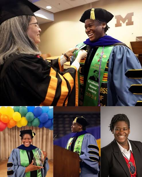GLOBAL🏆: Yoruba Scholar, Oluwami Dosunmu-Ogunbi, Makes History as First Nigerian and First Black Woman to Earn a Doctorate in Robotics from the University of Michigan, Ann Arbor, United States.