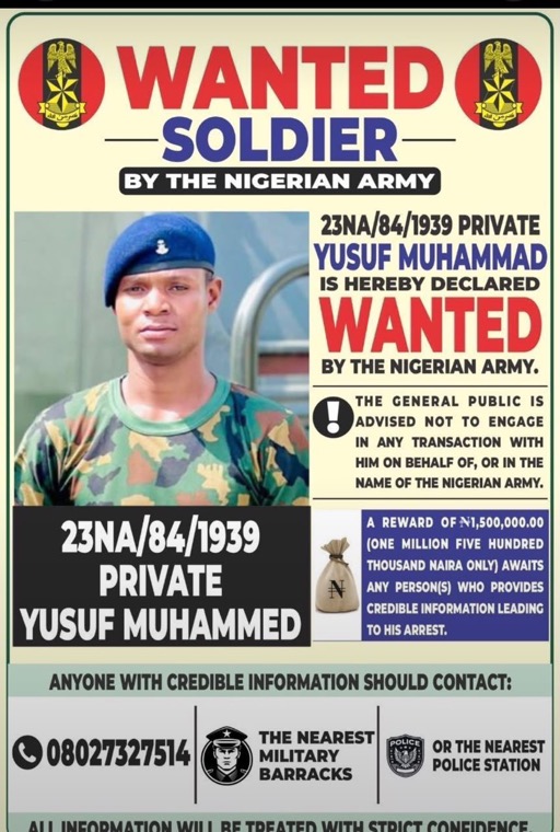 BREAKING: Wanted Soldier Arrested for Supplying Military Accoutrements to Terrorists in North-East