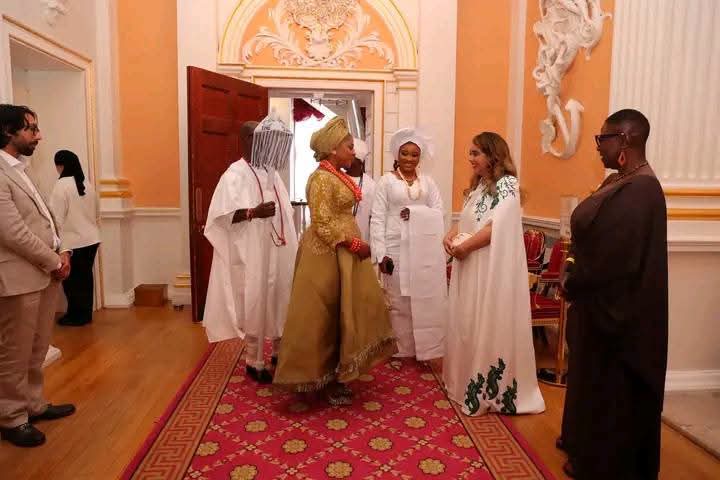 CULTURE 🇳🇬👑: Olori Temitope represents Oduduwa royal house at London heritage salon
