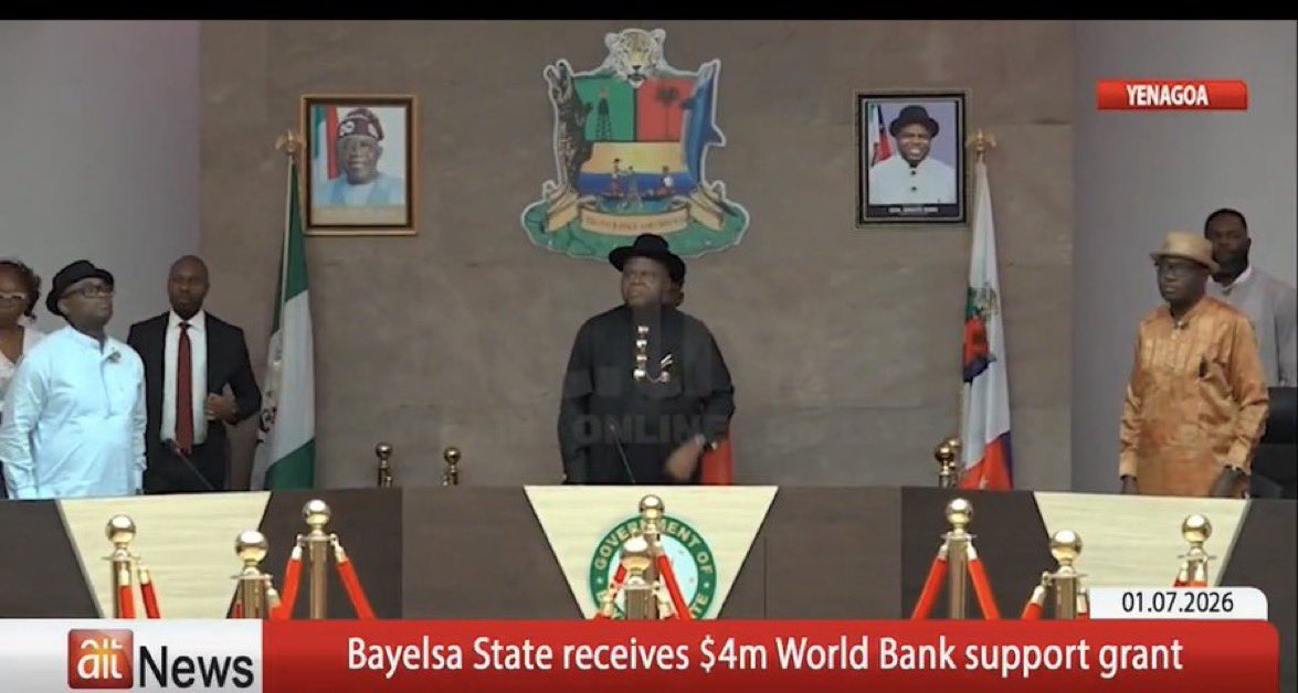 JUST IN: Bayelsa State Government Receives $4m World Bank Support Grant