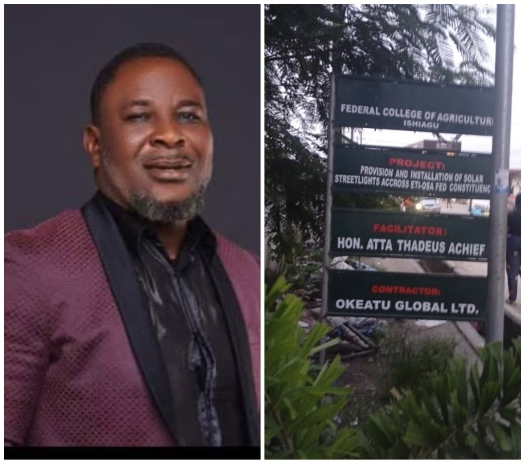 SCANDAL: Hon. Atta Thadeus Takes Eti-Osa Solar Streetlights Project to Ebonyi, ₦24.4m Allocation Under Scrutiny
