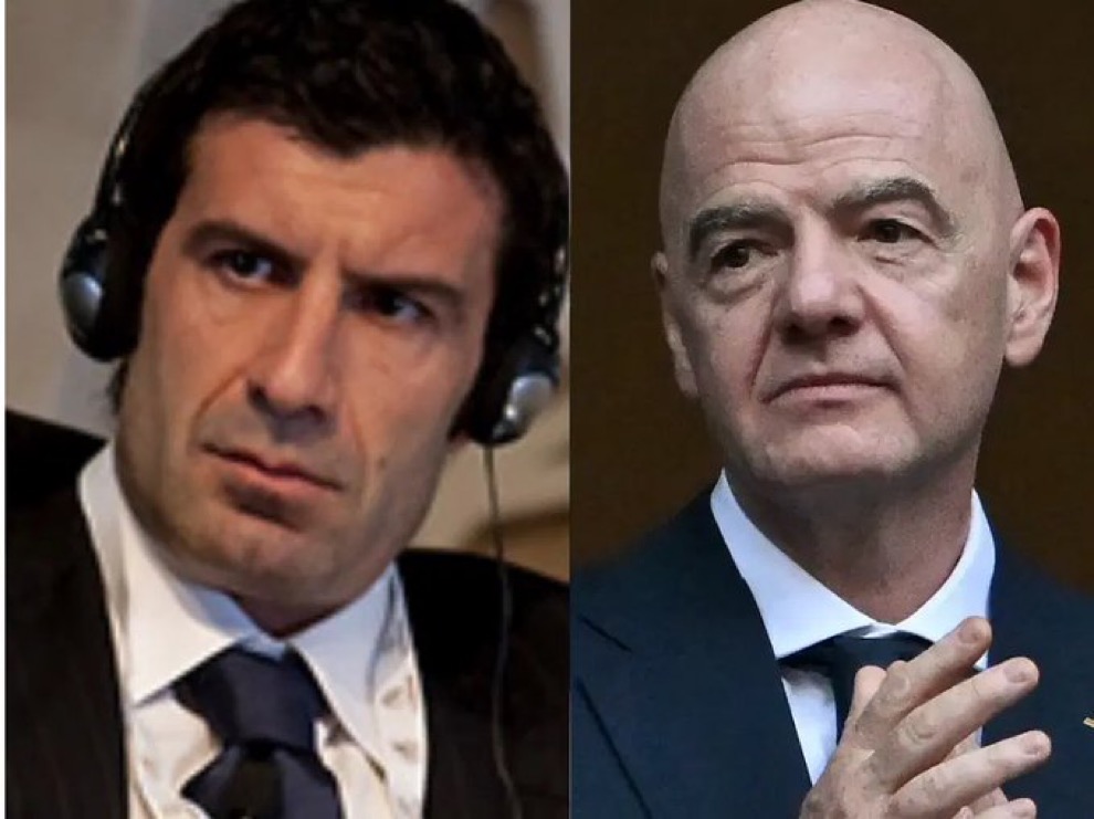 “Too Late to Save Your Dignity” – Luis Figo Calls for Infantino’s Resignation as FIFA President
