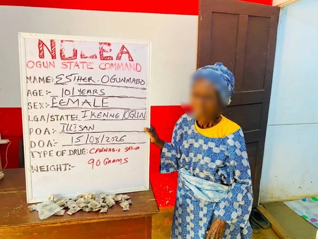 101-Year-Old Great-Grandmother Arrested Over Cannabis as NDLEA Makes Major Drug Busts